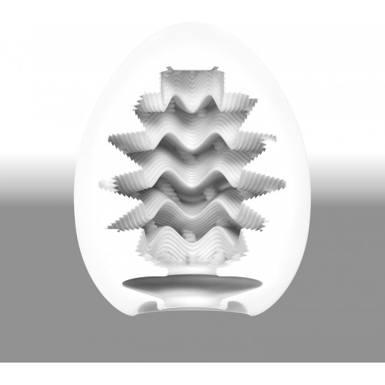 Manga masturbatória descartável e estojo em formato de ovoCom uma textura estimulanteInclui lubrificanteMuito flexível – adapta-se a qualquer tamanho de pênis. Masturbação manual em formato de ovo!O masturbador descartáv