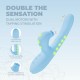 O vibrador Andria foi projetado para proporcionar uma experiência luxuosa e versátil. Dois motores com controle independente alimentam este brinquedo de design elegante, que possui uma cabeça com ponta de cerdas macias q