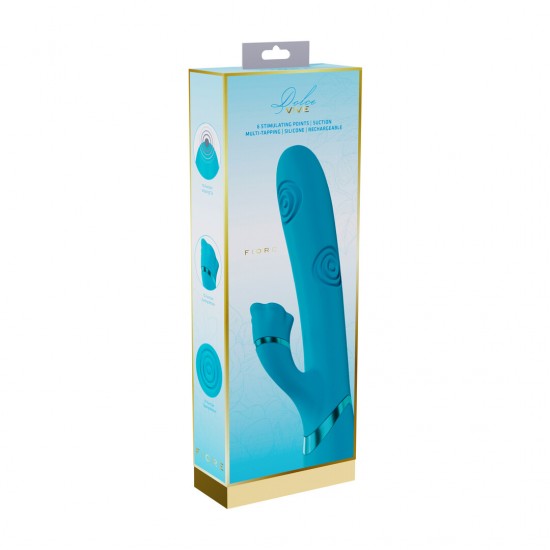 O vibrador VIVE063 é superior à concorrência. Três motores F1 de nova geração, com 10 funções cada, controlados independentemente, alimentam este vibrador de design elegante. Possui função de vibração na ponta para o pon