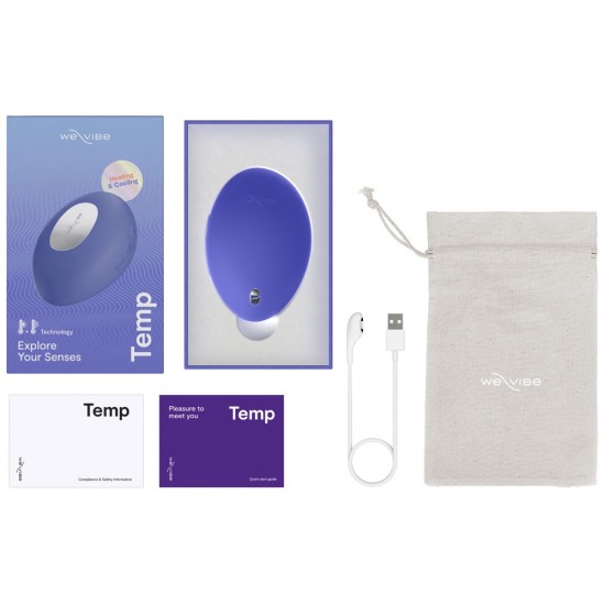 Vibrações intensas com mudanças de temperatura emocionantes!O vibrador de contato Temp, da We-Vibe, silencioso e compacto, aguça todos os sentidos durante a intimidade, graças às suas funções de aquecimento e resfriament
