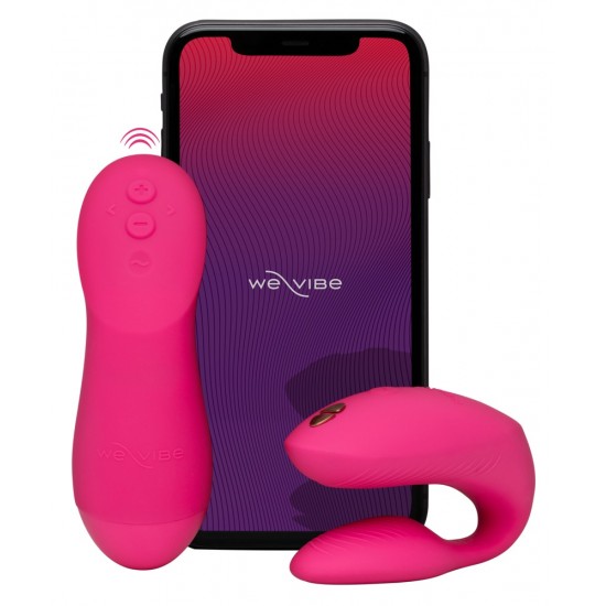 Para orgasmos compartilhados!O vibrador para casais Chorus Pro da We-Vibe possui 3 motores e proporciona prazer a ambos os parceiros com vibrações intensas durante o sexo. Graças à sua inovadora tecnologia Fusion Wave –