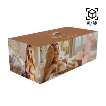 Lyla Rose - Masturbador com Vibração torso realista IA - 21 kg 