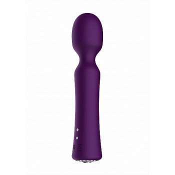 Estimulador Wand Pearl c/ Caixa Recarregável Discretion Roxo