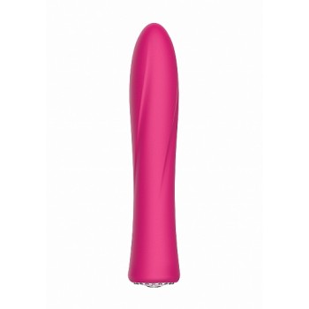 Vibrador Clássico Jewel c/ Caixa Recarregável Discretion Rosa