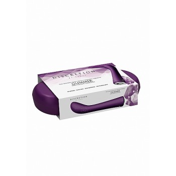 Vibrador Ponto-G Glimmer c/ Caixa Recarregável Discretion Roxo