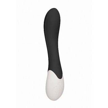 Vibrador Recarregável Ponto-G Spice Heating 20cm Preto