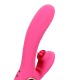 Vibrador Rabbit Aquecimento Tongue Flickering O Vibrador Loveline Rabbit possui dois motores e mais de 10 modos de vibração, é recarregável e à prova d'água. Possui função de aquecimento no corpo principal e movimento de língua para o estímulo do clítoris. Feito em
