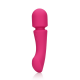 Vibrador Double-Sided Wand -Loveline - Rosa O Mini Vibrador Loveline Double-Sided Wand possui 2 motores independentes com 10 modos de vibração cada, um para o lado Wand e o outro para o lado inserível. É recarregável e à prova d'água. Feito em silicone ultra macio