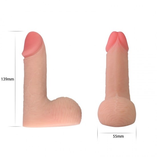 Especialmente projetado para uma protuberância muito mais realista sob suas roupas. Incrivelmente realista, com uma cabeça e testículos realistas, flexível adiciona um toque extra de realismo à sua roupa. Coloque-o na su