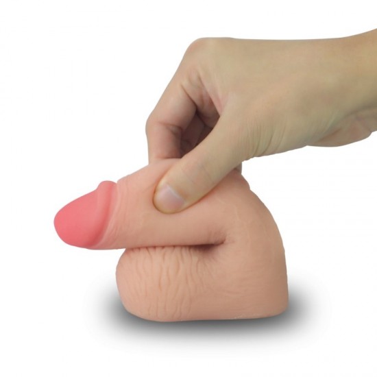 Especialmente projetado para uma protuberância muito mais realista sob suas roupas. Incrivelmente realista, com uma cabeça e testículos realistas, flexível adiciona um toque extra de realismo à sua roupa. Coloque-o na su