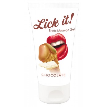 Lick it! Gel massagem erotico beijavel Chocolate