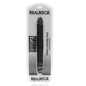 Dildo Realistico Duplo 12'' (30 cm) - Preto