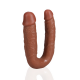 Dildo Realistico 2 em 1 Curvo 5'' (13 cm) - Castanho O RealRock foi projetado para permitir que você se divirta ao máximo. Um dildo firme e macio ao toque, de aspecto natural e do tamanho certo. Suas veias realistas proporcionam estímulo extra no interior. Este modelo ofer