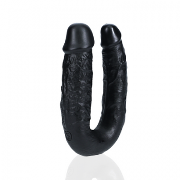 Dildo Realistico Duplo Curvo 5'' (13 cm) - Preto