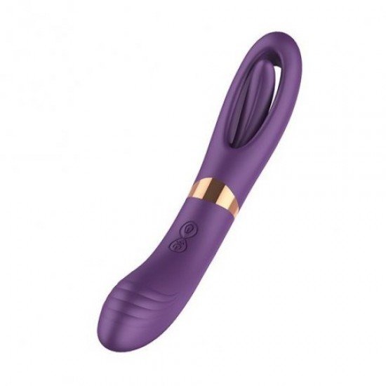 Vibrador de ponto G Lisa Flicking Flinger Slap - Roxo Vibração dupla com curvas nos lugares certos e movimentos íntimos dos dedos que massageiam o interior do corpo. Com certeza vai agradar! Ajuste de curvatura do ponto G: adaptado para combinar com o formato do p