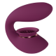Vibrador Rabbit com Sugador e Lingua - Twitch 3 - Vinho Com 3 motores de 10 funções controlados independentemente, projetados para estimular suas zonas externas de prazer. Estimulação direta do clitóris através da sucção e da língua, juntamente com uma extremidade vibratória