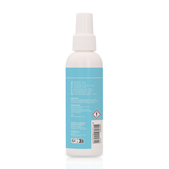 Toycleaner - 150 ml Toy Cleaner: Um spray instantâneo e eficaz para limpar brinquedos eróticos. Aplicação: Pulverize diretamente na superfície do brinquedo erótico que precisa ser limpo. Enxágue com água ou limpe com um pano úmido. Aviso: N