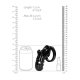 Gaiola de Castidade - Model 26 - Black Gaiola de castidade masculina, controle as ereções de seu parceiro com esta gaiola de silicone e policarbonato, livre de ftalatos e a prova d'água.