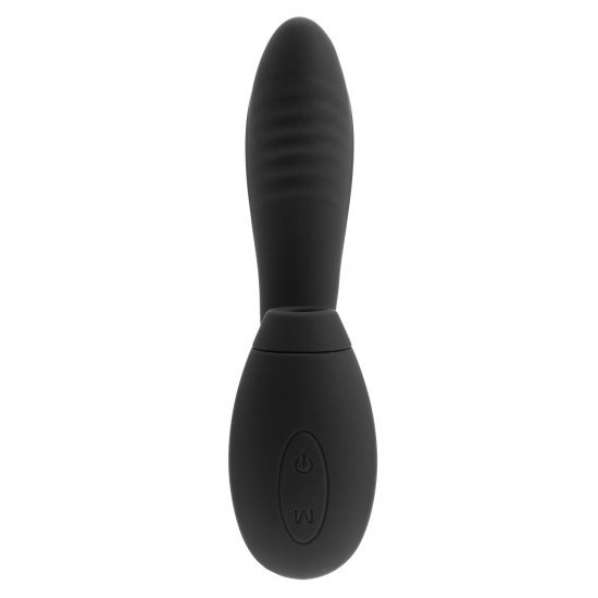 Impulse Black/Gold Vibrador e botão duplo de estimulação especialmente desenhado para massagear o ponto G e o clitóris simultaneamente. Possui design ergonômico, com haste lisa e acabamento arredondado para facilitar a penetração e a parte