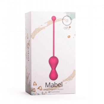 Bolas Vaginais c/ Vibração Mabel Elity Bluetooth Rosa