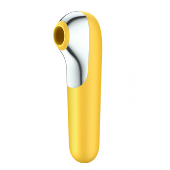 Estimulador clitoris SATISFYER Pulsador de ar Dual Love Amarelo