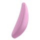 Estimulador Satisfyer Curvy 3+ Rosa Realistico como pele natural macia, veias e contornos. Multivelocidades. Não tóxico. Usa: 2 x AA