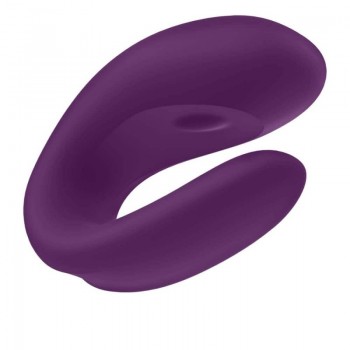 Estimulador Satisfyer Double Joy Violeta