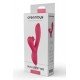 Vibrador do tipo Rabbit vem para atender a todos os teus desejos! Combina uma parte principal, que é flexível e possui uma curvatura que naturalmente o leva ao ponto G; com um massageador de clitóris totalmente fora do c