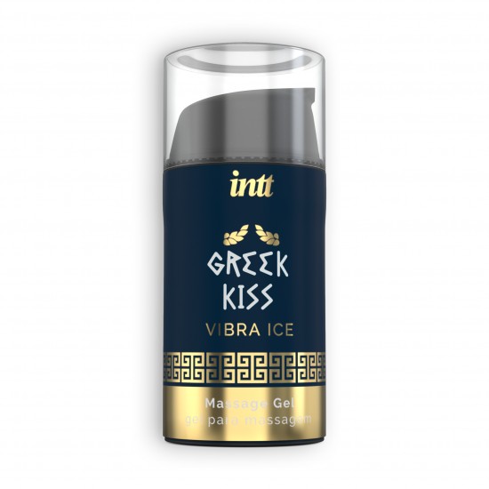 Gel estimulante anal GREEK KISS Innt Greek Kiss é um gel estimulante produzido com ativos da Floresta Amazônica, indicado para uso antes do sexo anal. O seu efeito vibratório e refrescante relaxa o ânus, além disso, aumentará o seu desejo de fazer sexo anal