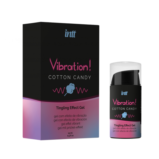 INTT Vibration Contton Candy é um poderoso gel estimulante especialmente desenvolvido para proporcionar sensações vibratórias na região íntima. É um vibrador líquido que se aplica na zona íntima, quer na vulva/clitóris,