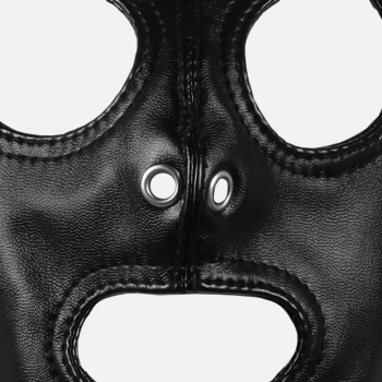 Mask with Blonde Ponytail