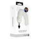 Plug Anal Metalico com Rabo de Raposa Luminoso Branco Plug Anal Metalico com Rabo de Raposa Luminoso Branco