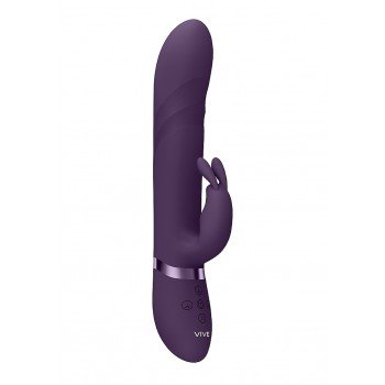 Vibrating and Rotating Wiggle G-Spot Rabbit - Purple