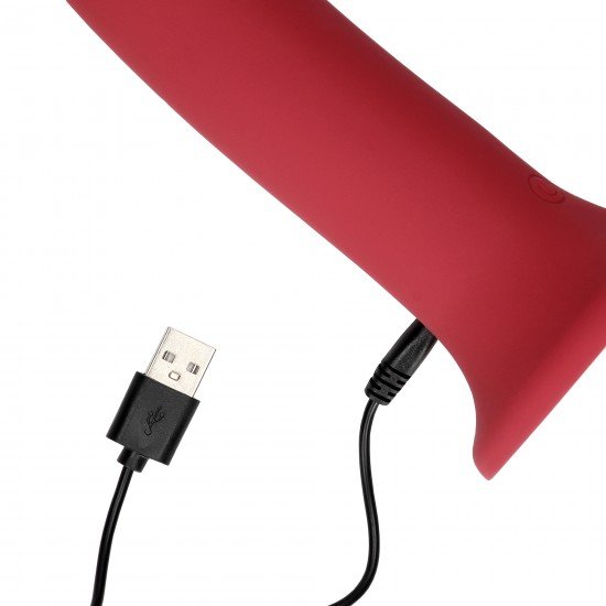 Non-Phallic Dildo Vibração - Large - Vermelho Satisfaça seus próprios desejos ou os do seu parceiro com este grande dildo vibratório, este dildo pode ser usado por indivíduos de qualquer gênero ou orientação sexual para aumentar o prazer sexual. Compatível com arnês