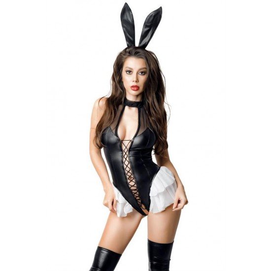 Wetlook body Stacy L fantasia coelha wetlook