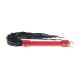 Milan Collection - Chicote - Preto/Vermelho Chicoteie seu amante, ou submisso, até a submissão com o Chicote da Milan Collection da Ouch!. O cabo resistente dá a pegada perfeita para dar golpes provocantes ou chicotes estimulantes com uma picada satisfatória. Feit