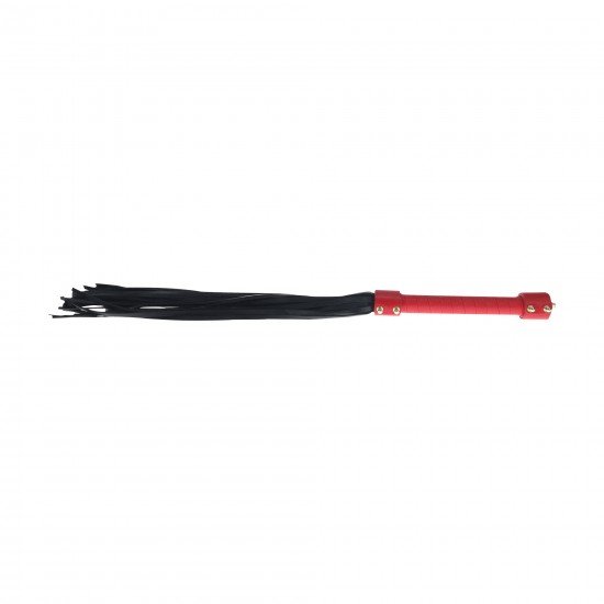 Milan Collection - Chicote - Preto/Vermelho Chicoteie seu amante, ou submisso, até a submissão com o Chicote da Milan Collection da Ouch!. O cabo resistente dá a pegada perfeita para dar golpes provocantes ou chicotes estimulantes com uma picada satisfatória. Feit