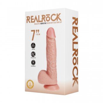 Realista com Vibração - 7 / 18 cm - Flesh