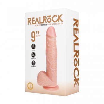 Realista com Vibração  - 9 / 23 cm - Flesh