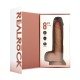 Realista com Vibração e Rotação - 8 / 20,5 cm - Tan Divirta-se ao máximo com este dildo vibratório firme e macio ao toque, da RealRock®. Suas veias realistas de aparência natural no eixo, combinadas com o tamanho certo e design semelhante à pele, dão a você estimulação ex