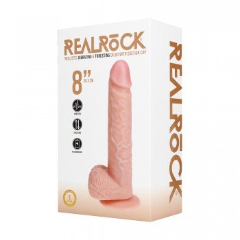 Realista com Vibração e Thrusting - 8 / 20,5 cm - Flesh