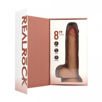 Realista com Vibração e Thrusting - 8 / 20,5 cm - Moreno