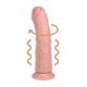 Realista com Vibração e Rotação - 8 / 20,5 cm - Flesh Divirta-se ao máximo com este dildo vibratório firme e macio ao toque, da RealRock®. Suas veias realistas de aparência natural no eixo, combinadas com o tamanho certo e design semelhante à pele, dão a você estimulação ex
