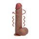 Realista com Vibração e Rotação - 8 / 20,5 cm - Tan Divirta-se ao máximo com este dildo vibratório firme e macio ao toque, da RealRock®. Suas veias realistas de aparência natural no eixo, combinadas com o tamanho certo e design semelhante à pele, dão a você estimulação ex