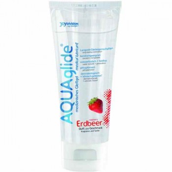 Lubrificante AQUAglide Morango 100 ml