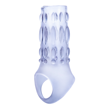 NMC 3 INCH TPE TRANSPARENT PENIS ENHANCER WITH BALL STRAP