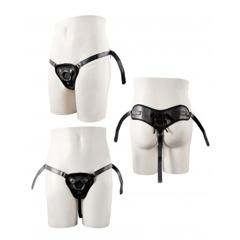 Strap-on Miracle Interaction c/ 2 Anéis Preto
