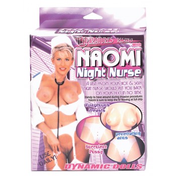 Boneca Insuflável Naomi c/ Uniforme de Enfermeira