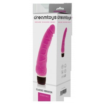 Vibrador Anal Realista Purrfect Silicone 18cm Rosa