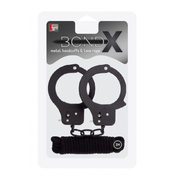 BONDX Algemas Metal & Love Rope - Preto